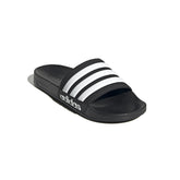 Adidas pantoffels Adilette tekst zwart/wit